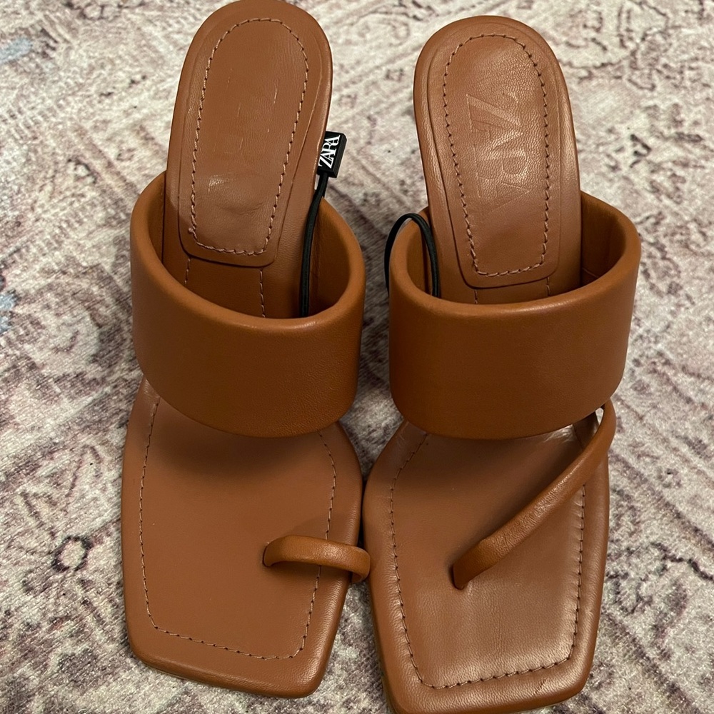Zara Heeled Sandals - Size 40